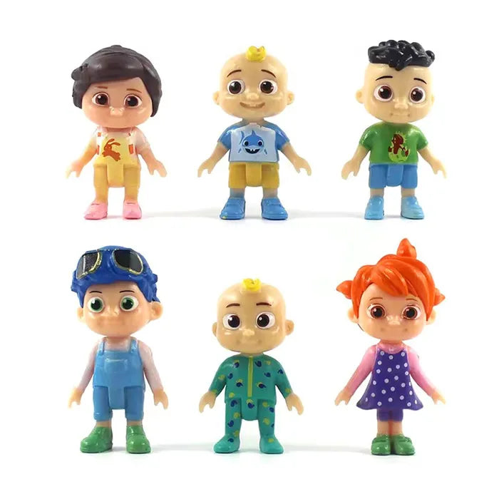 Cocomelon Plastic Figurine Set