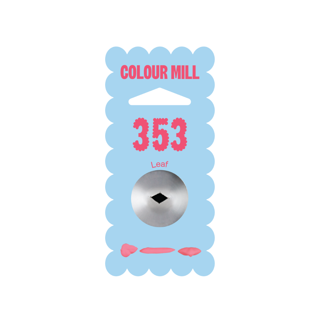 Colour Mill Piping Tip 353 Leaf Medium