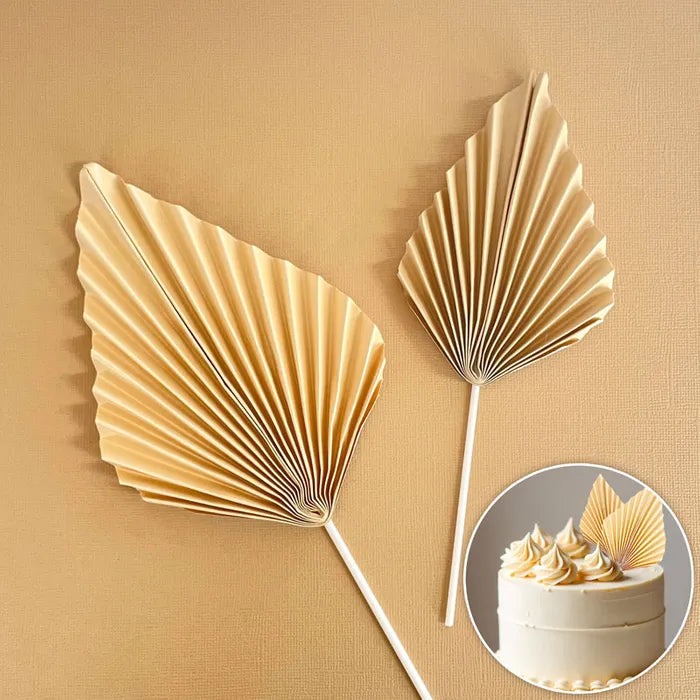Cream Fan Topper Set 2 Piece