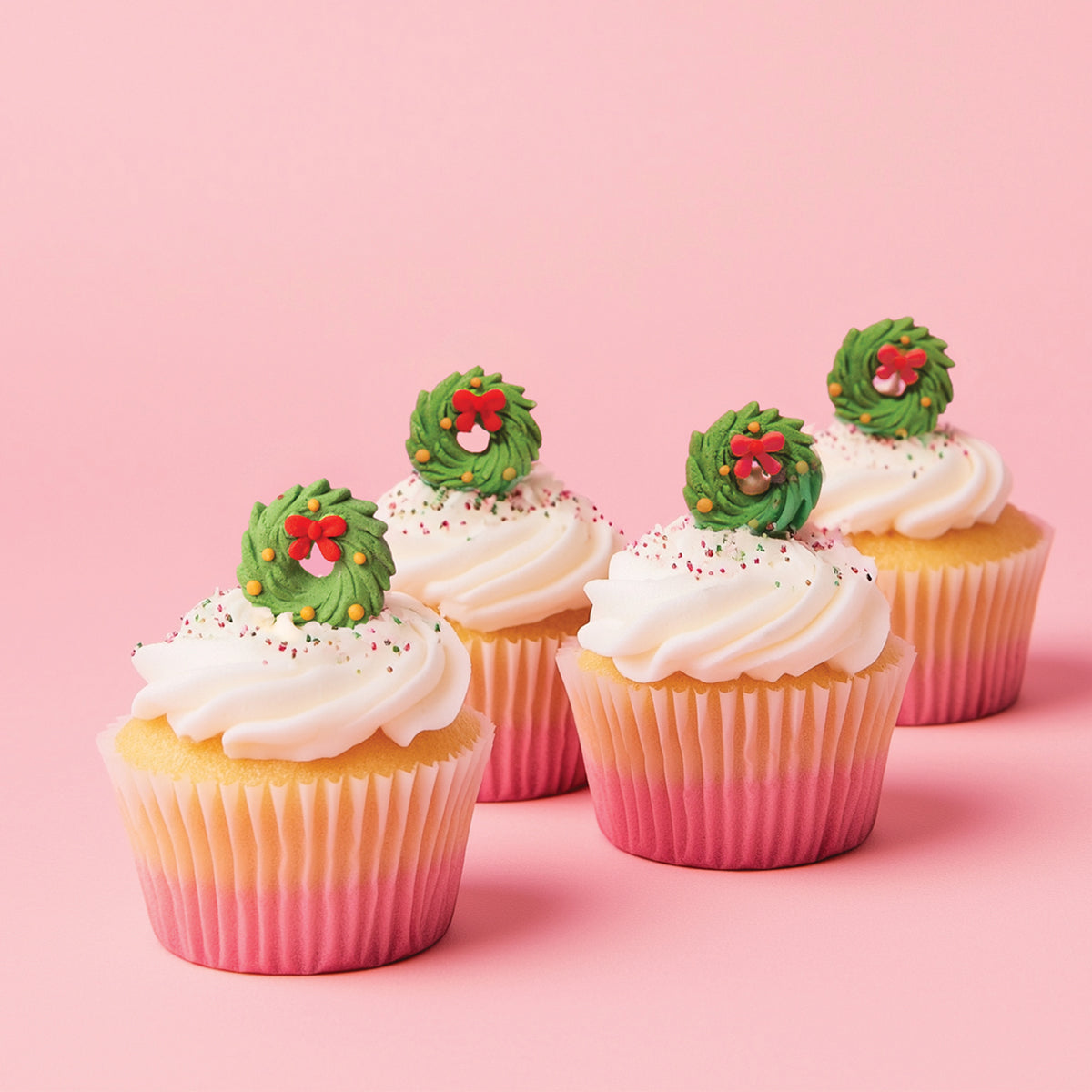 Sprinkle Wreaths Icing Decorations 9 pieces