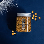 Gold Stars Sprinkles 70g