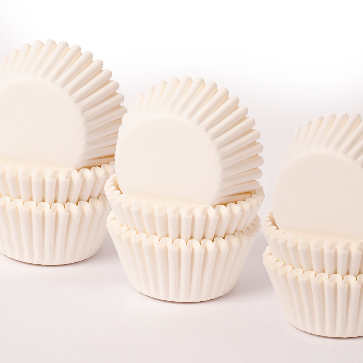 Greaseproof Baking Cups Mini White