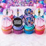 Kpop Hunters 15 Cupcake Edible Images