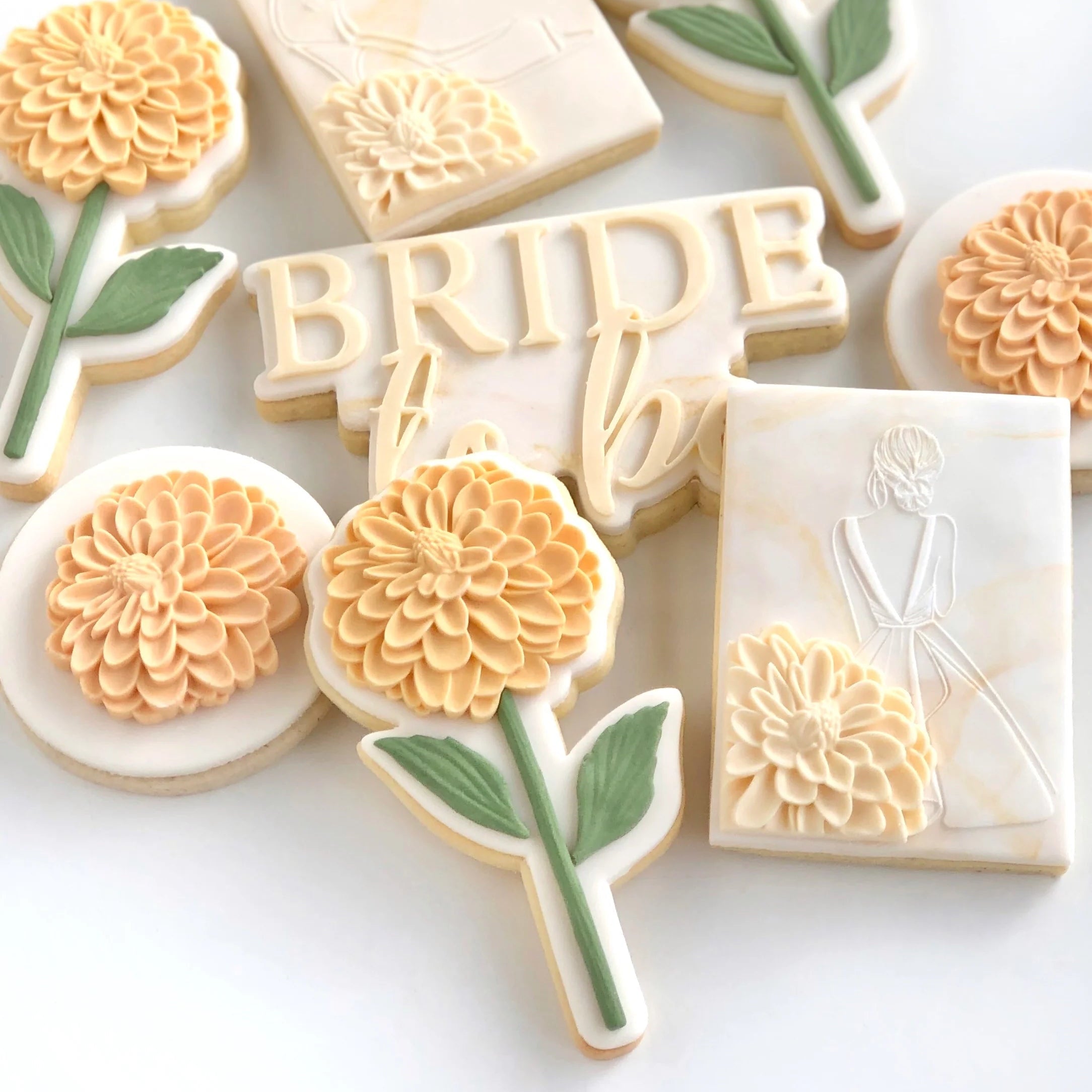 Dahlia Silicone Mould + Cutter Set
