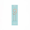 Number 9 ROSE GOLD Metal Cake Topper