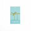 EIGHTEEN GOLD Metal Cake Topper