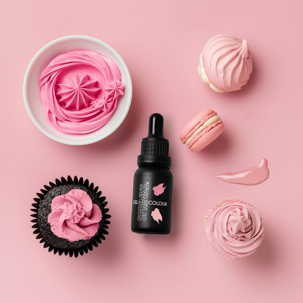 SPRINKS GEL COLOUR ROSE PINK - Cake Decorating Central