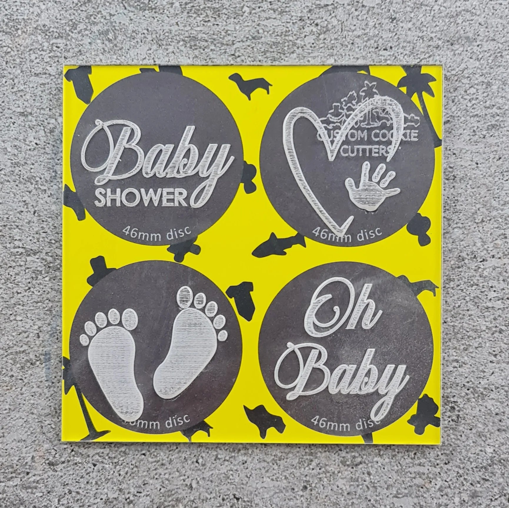 Baby Shower Mini Debosser Set