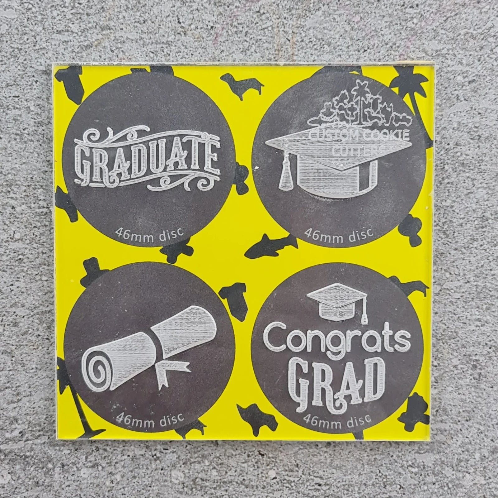Graduation Mini Debosser Set