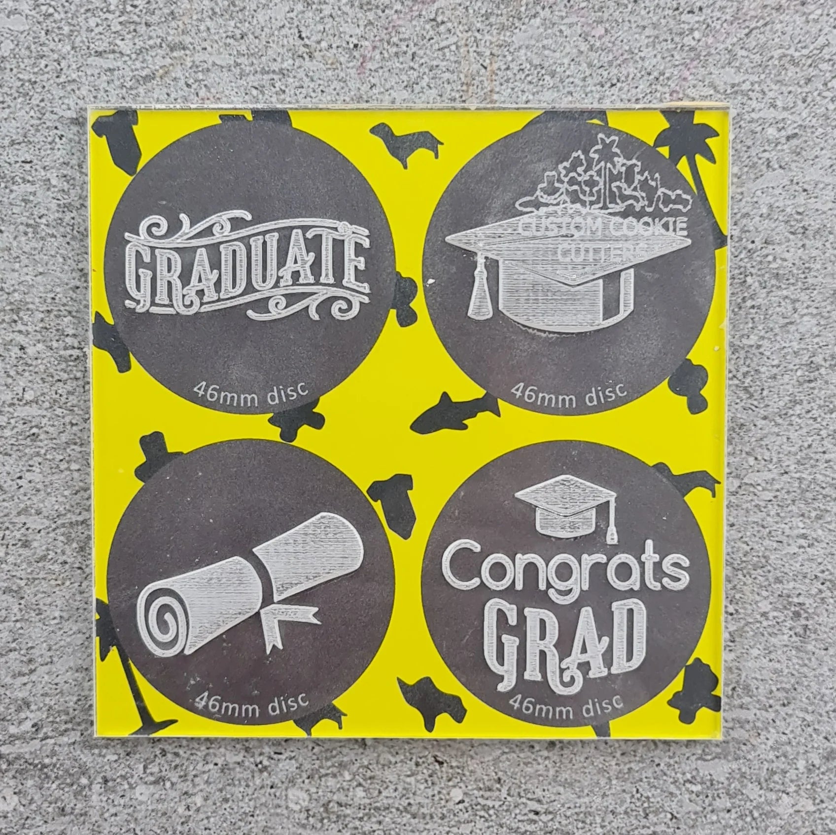 Graduation Mini Debosser Set