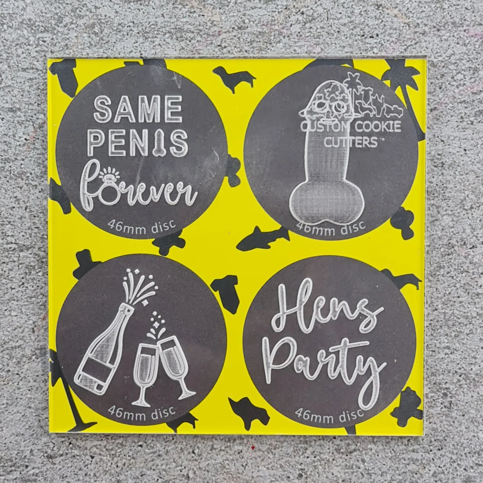 Hens Day Mini Debosser Set