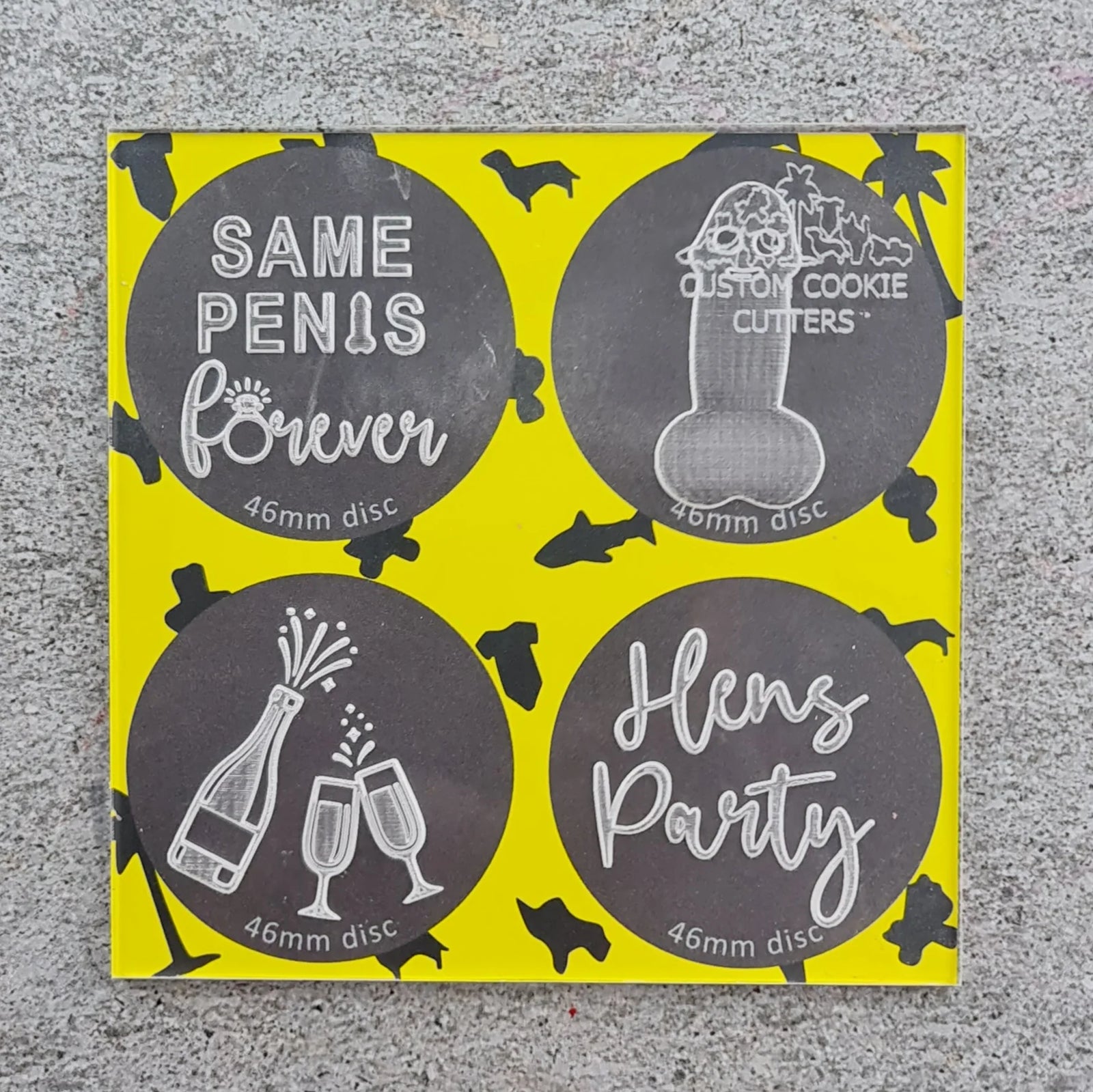 Hens Day Mini Debosser Set