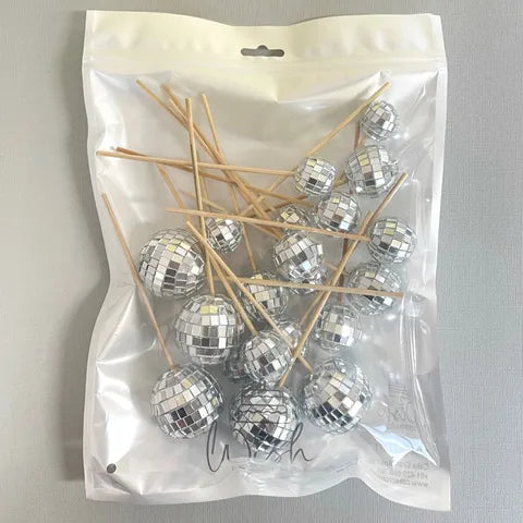Disco Foam Ball Topper 20 Pack