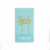 TWENTY ONE GOLD Metal Cake Topper