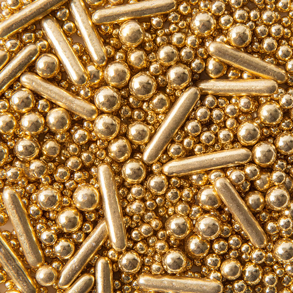 Pro Series Shiny Gold Bubble Bounce Sprinkles 2kg
