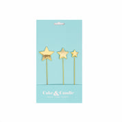 Gold Stars Metal Cake Topper