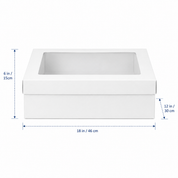 Rectangle Box 18 inch x 12 inch x 6 inch high