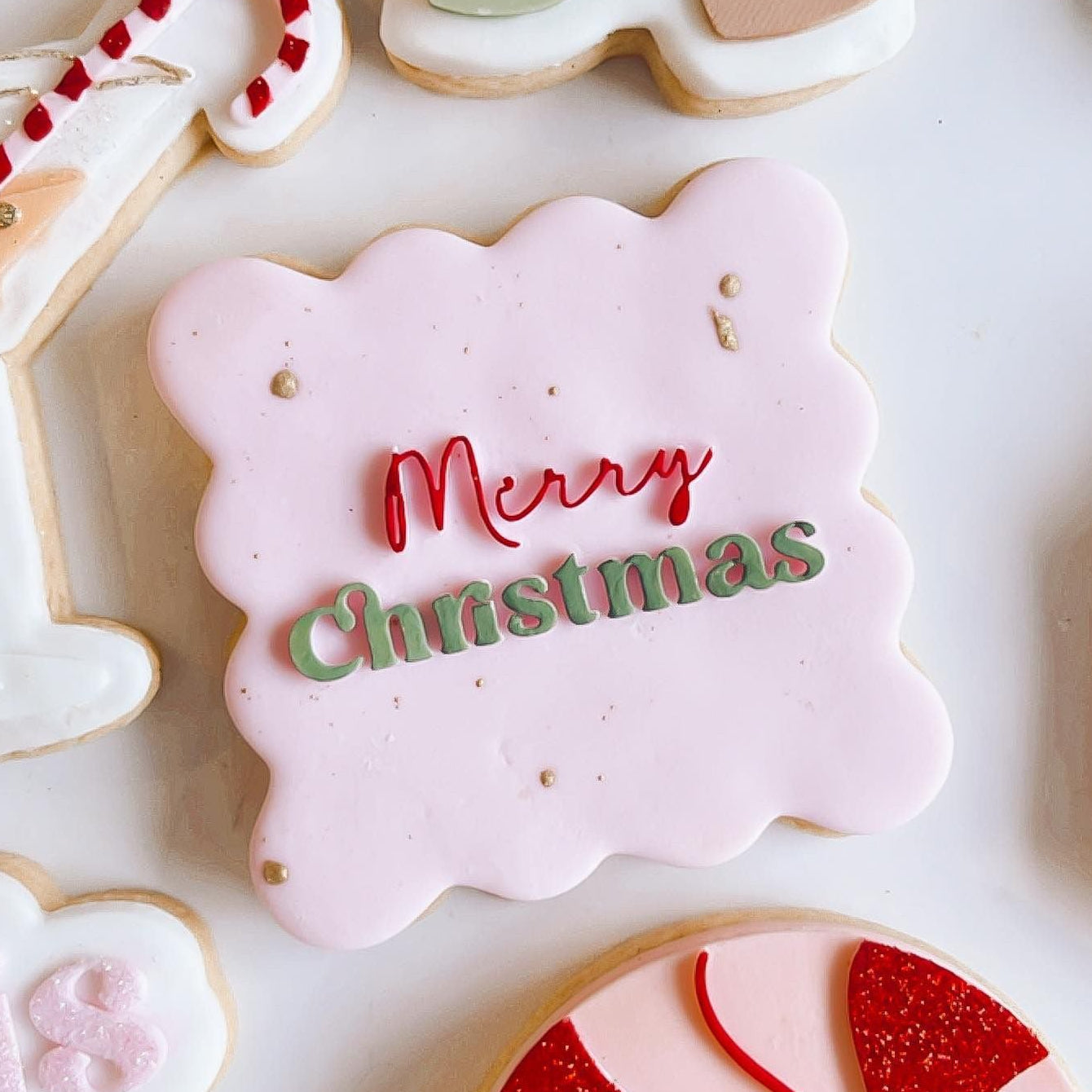 Merry Christmas Debosser on Square