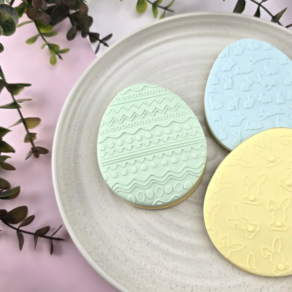 Easter Egg Pattern Plate