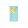 90th Gold Metal Cake Topper
