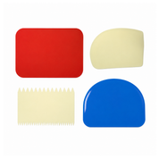 Plastic Scraper Set 4pce