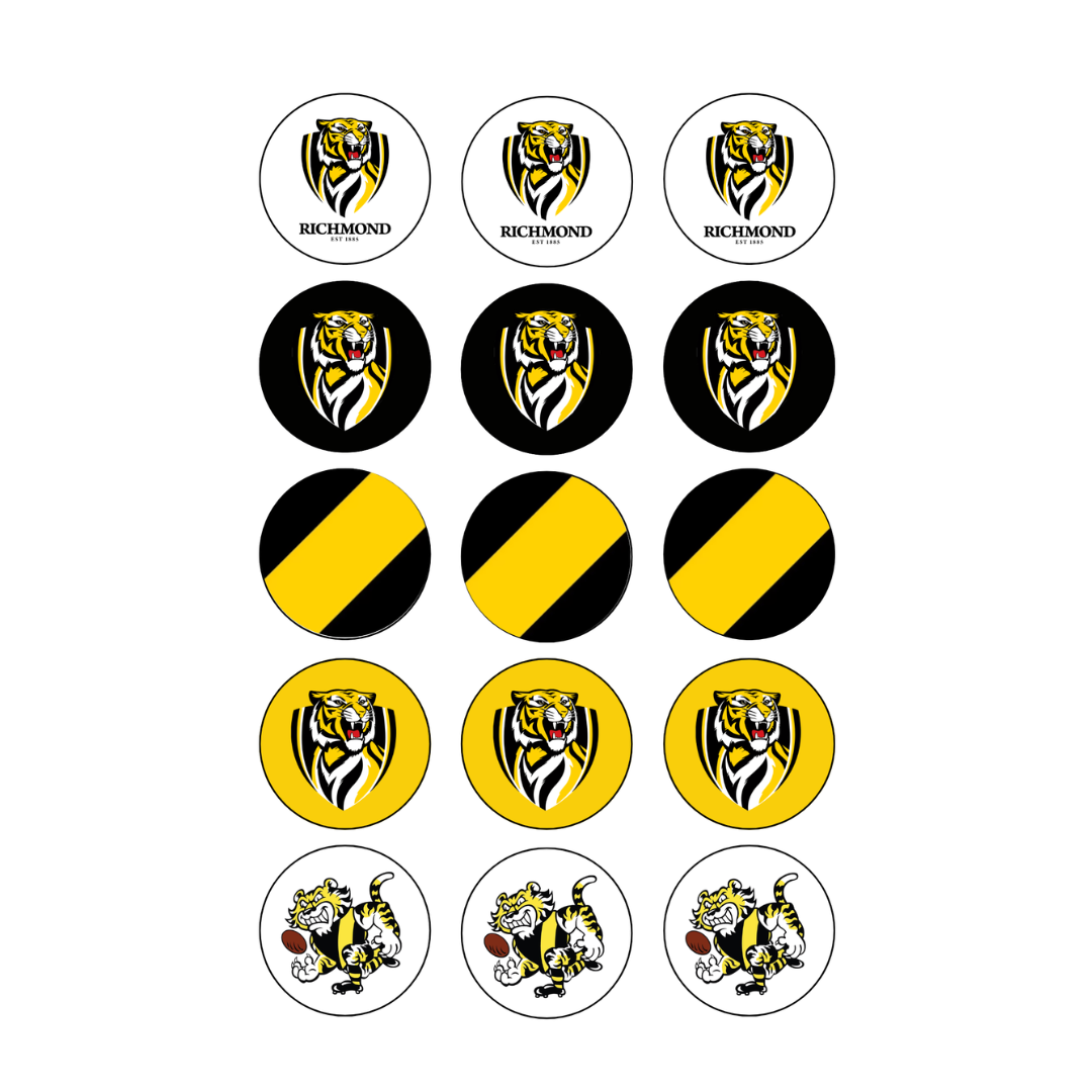 Tigers 15 Cupcake Edible Images