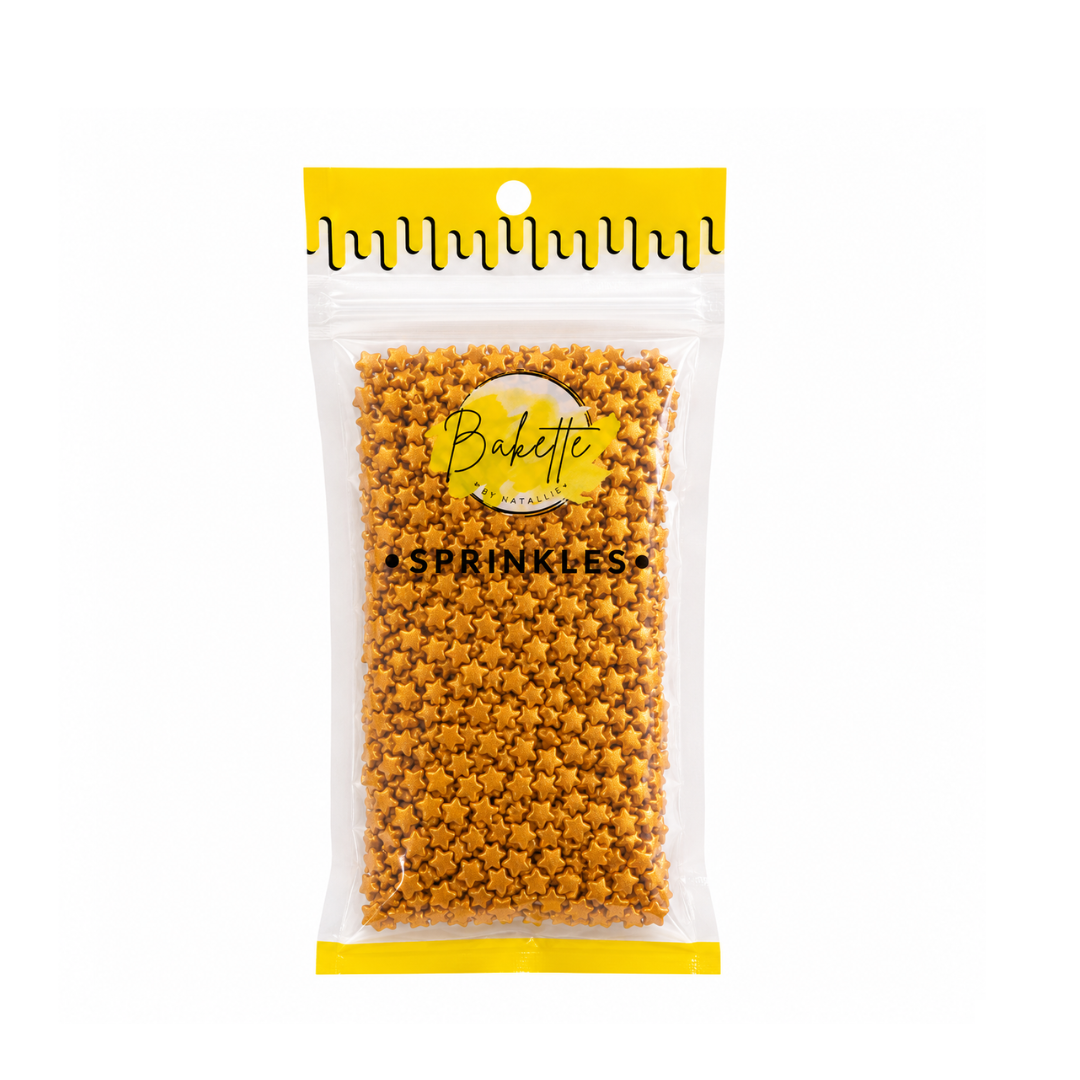 Gold Stars Sprinkle Mix