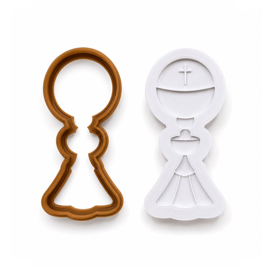 Simple Baptism Chalice Debosser + Cutter Set