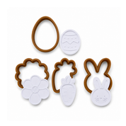 Bunny, Flower, Egg, Carrot Mini Debosser + Set of 4