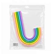 Pastel Rainbow Cake Topper