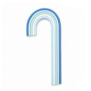 Blue Rainbow Cake Topper