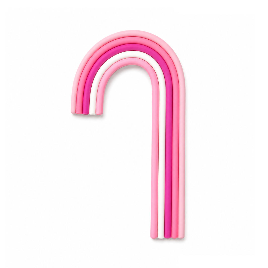 Pink Rainbow Cake Topper