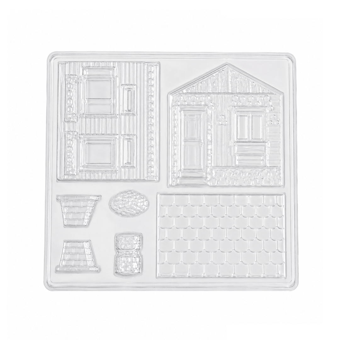 3D Chocolate House Chocolate Mould