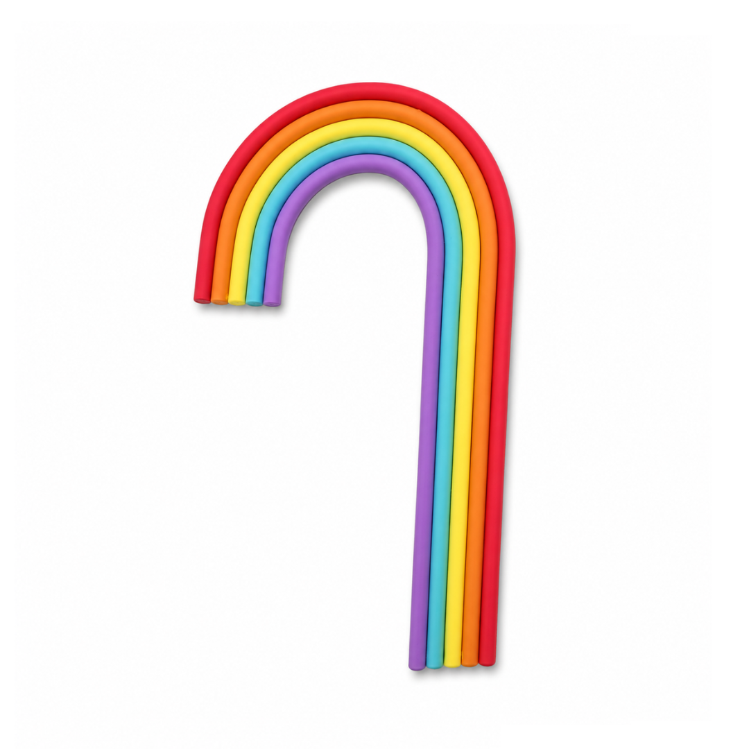 Bright Rainbow Cake Topper