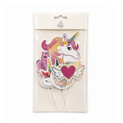 Unicorn Topper Set 6 pce