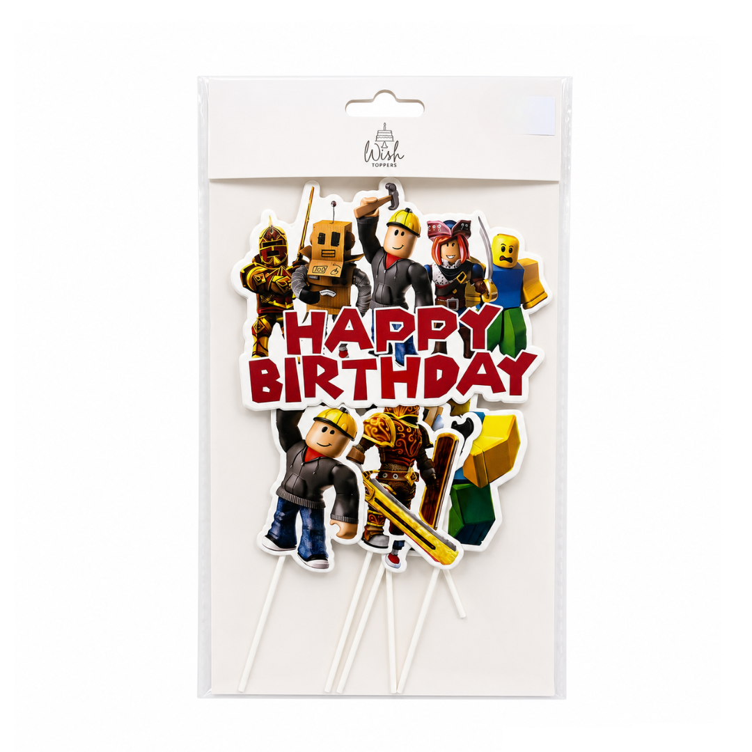 Roblox Topper Set 6 pce