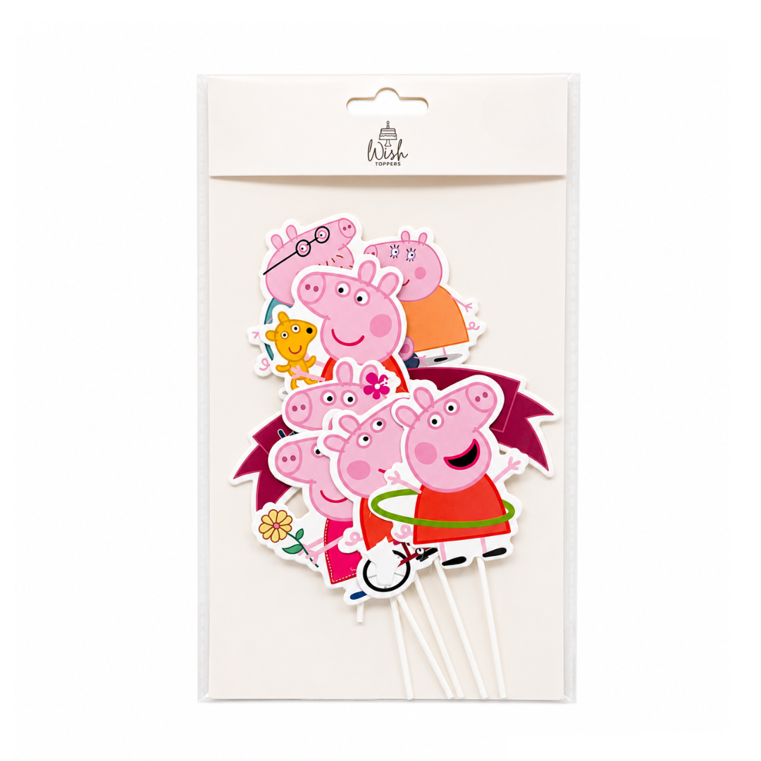 Peppa Pig Topper Set 6 pce