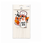 Basketball Topper Set 6 pce