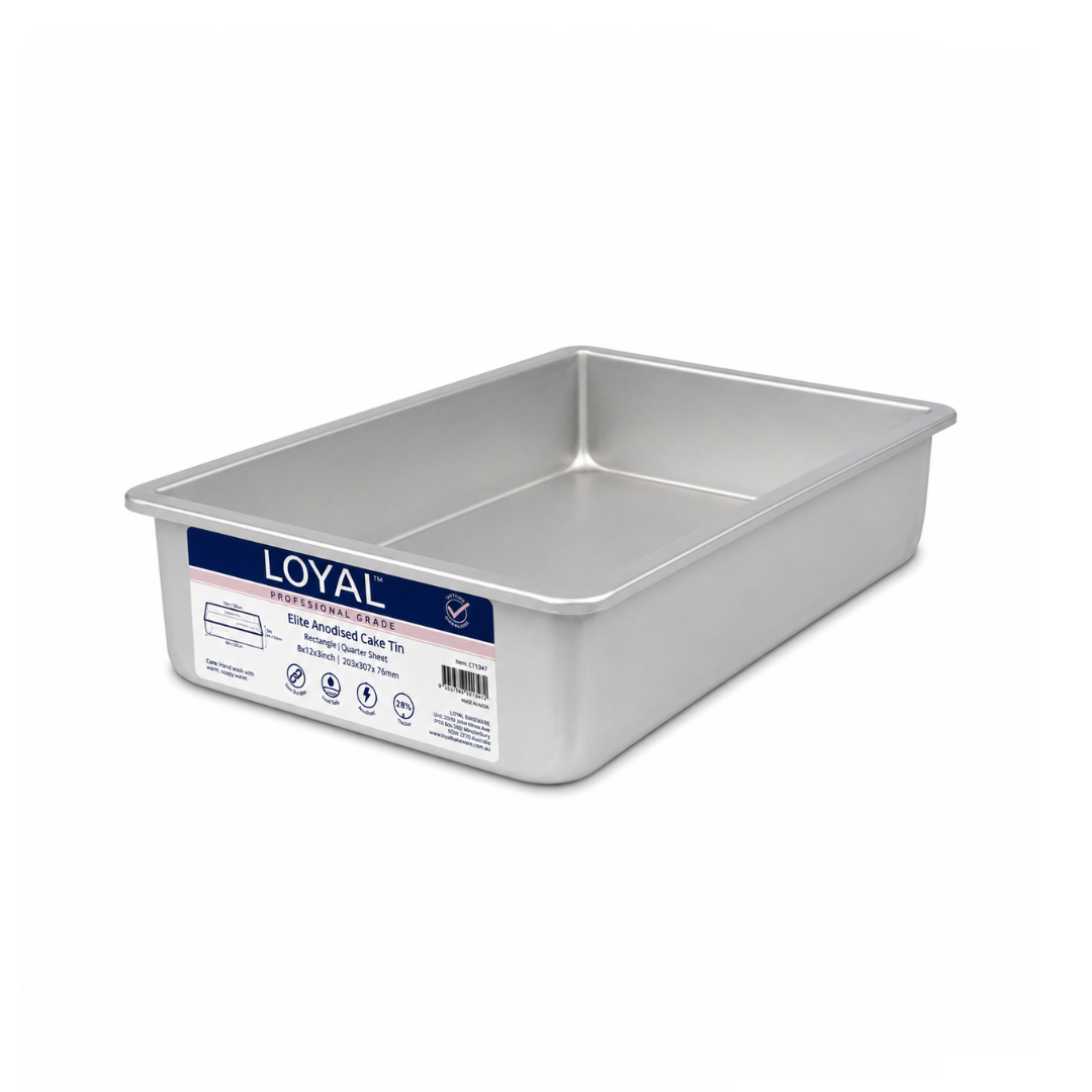Loyal Elite Quarter Slab Cake Tin (8x12x3inches)