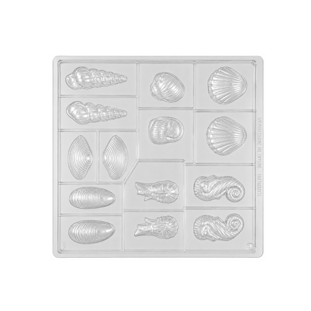 3d Seashells Chocolate Mould