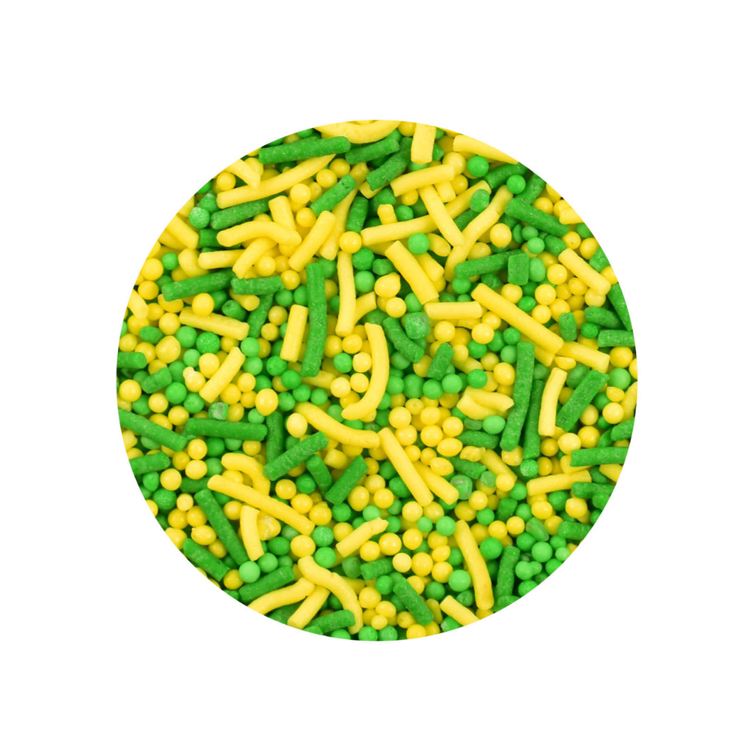 Aussie Green & Gold Sprinkle Mix 80g