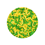 Aussie Green & Gold Sprinkle Mix 80g