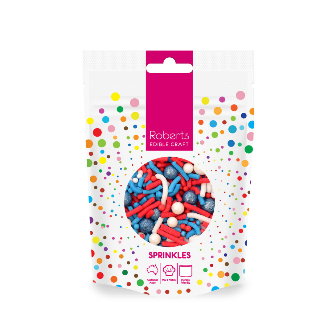 Australia Flag Sprinkle Mix 80g