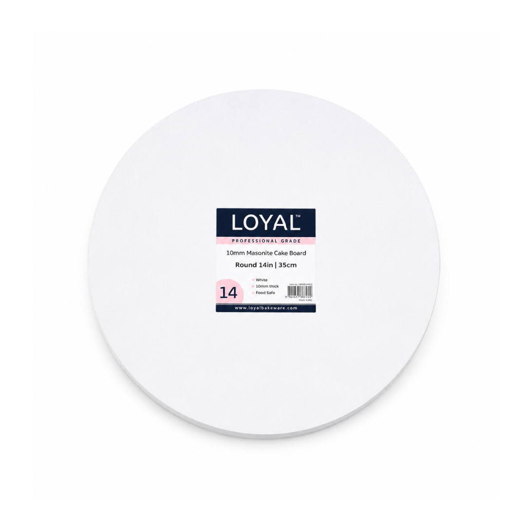 Round 14inch White Cake Drum 10MM Thick