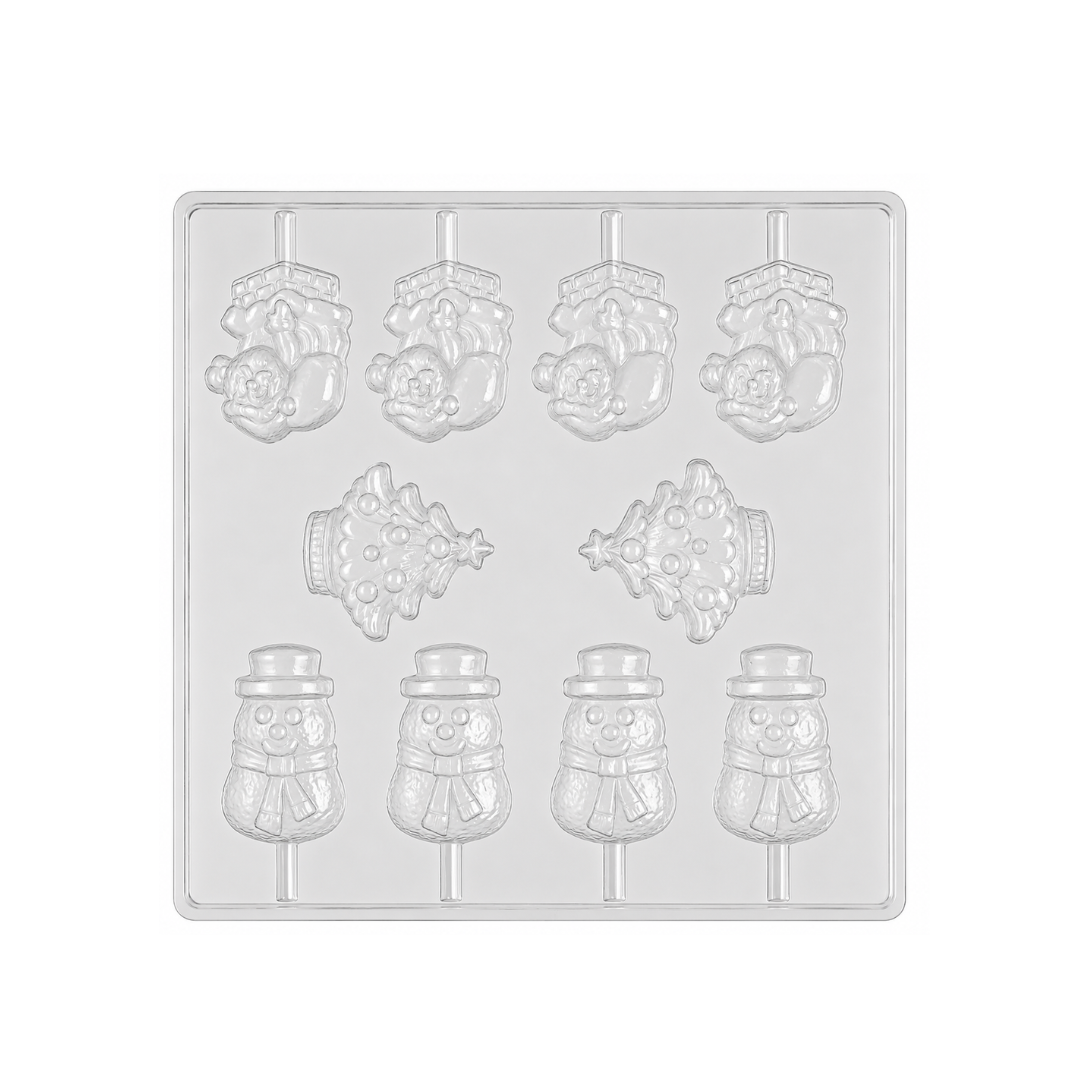 Christmas Lollipop Chocolate Mould