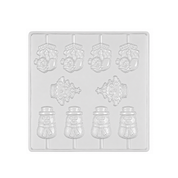 Christmas Lollipop Chocolate Mould