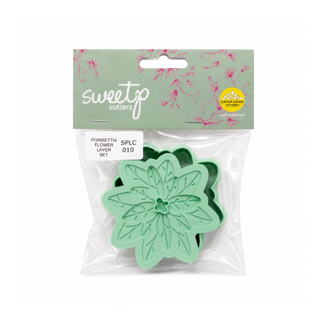 Poinsettia Flower Layer Set