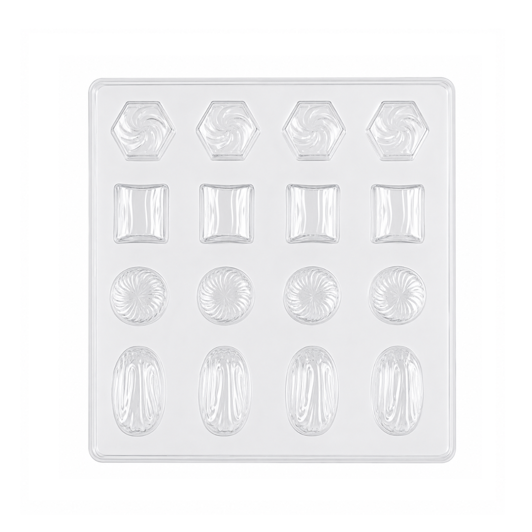 Swirl Fillings Chocolate Mould