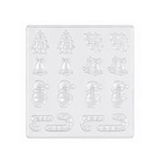Xmas Holly Santa Mould Chocolate Mould