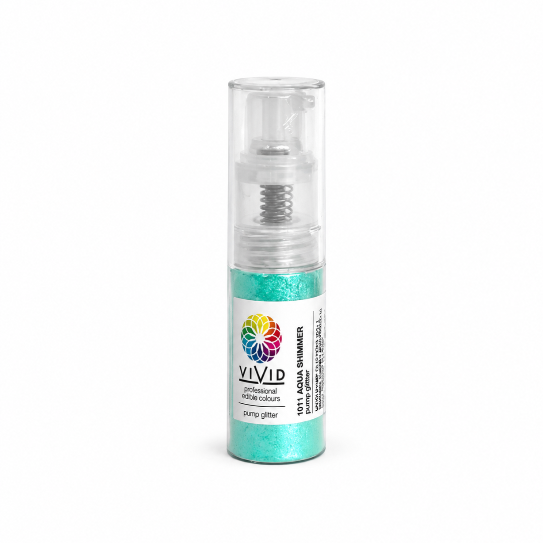Aqua Shimmer Edible Glitter Pump 10g